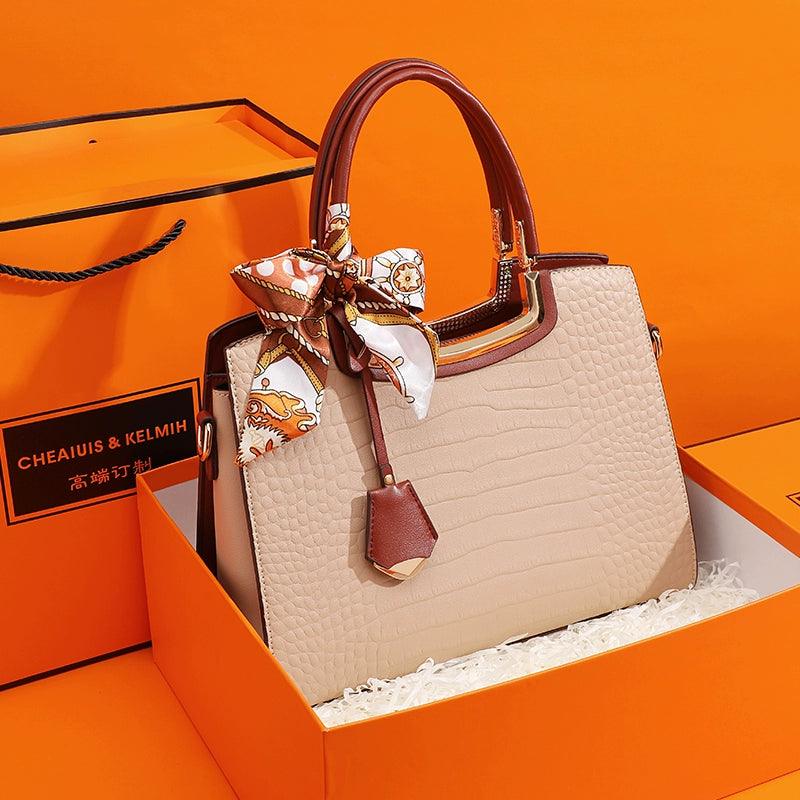 Classy Sentong Qin Elegant Middle-Aged Women's Handbag - So Real Fashion