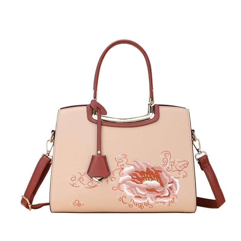 Classy Sentong Qin Elegant Middle-Aged Women's Handbag - So Real Fashion