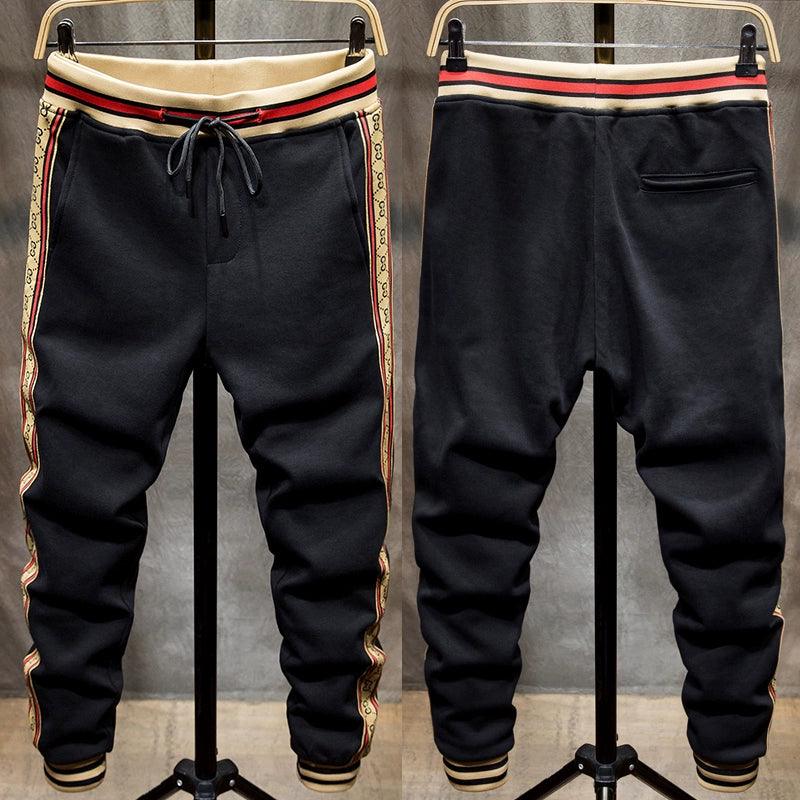 Loose Elastic Wool Exercise Ankle-Tied Casual Long Pants Men - So Real Fashion