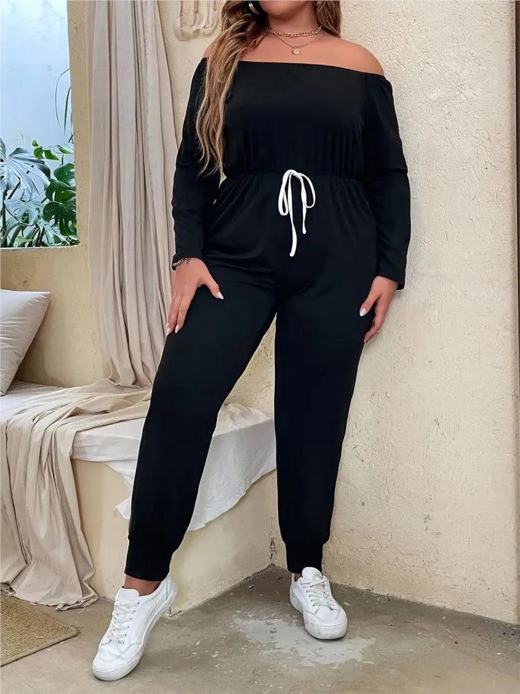 Summer Chic Plus Size Jumpsuit Effortless Style - So Real Fashion