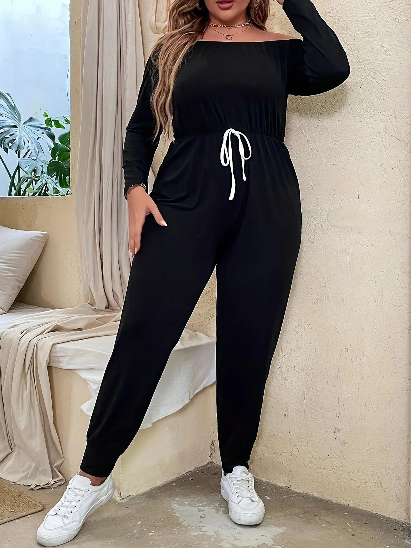 Summer Chic Plus Size Jumpsuit Effortless Style - So Real Fashion