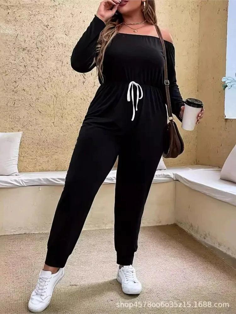 Summer Chic Plus Size Jumpsuit Effortless Style - So Real Fashion