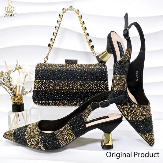 Wedding Italian Design Pumps Bag Set - So Real Fashion