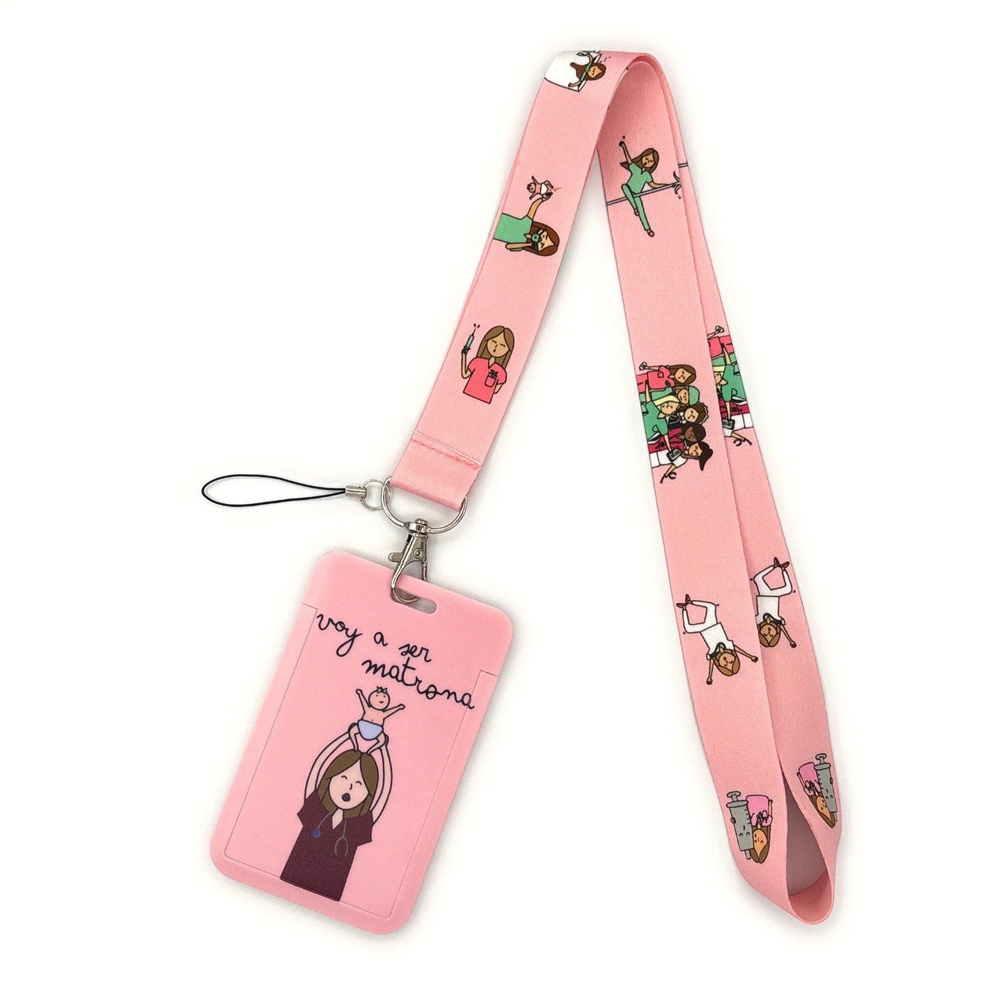 Grey's Anatomy Doctor Nurse Credential Holder Neck Strap Lanyards Keychain Holder ID Card Pass Hang Rope Lariat Lanyard - So Real Fashion