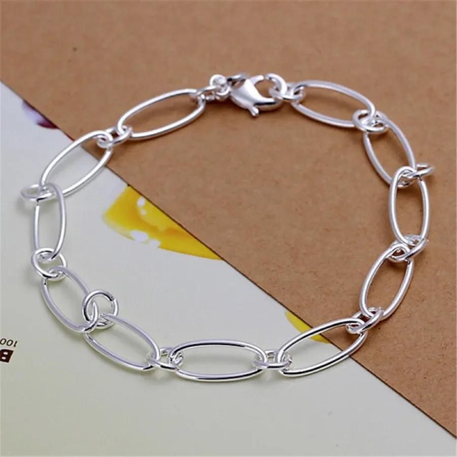 Brand Sliver Zirconium Bracelets Hollow Out Heart Bracelet for Women Jewelry Gift Wholesale Crystal Classic Semi-solid Bracelet - So Real Fashion