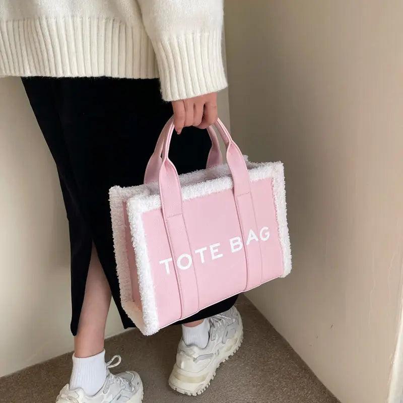 Large capacity trendy commuting tote women fashionable letter single shoulder bag female high-quality diagonal cross bag handbag - So Real Fashion