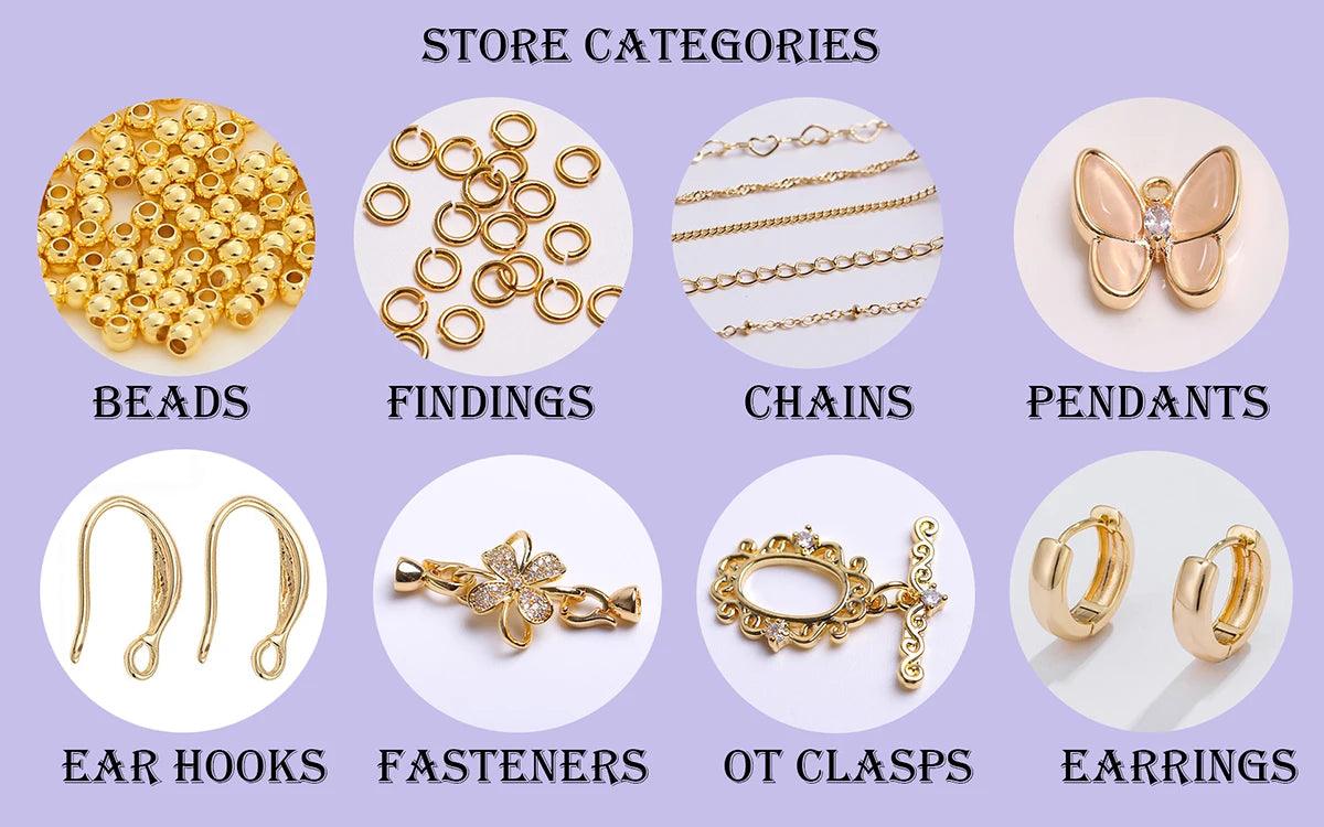 18K Gold Plated Brass Bamboo/Butterfly OT Clasps Toggle Clasps Jewelry Connector For DIY Making Necklace Bracelet Supplies - So Real Fashion