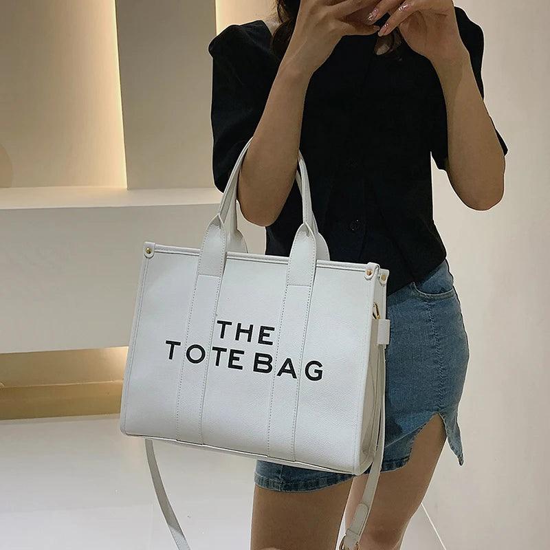 Luxury Designer Bag Tote Women Handbags Letter Shoulder Bags Brands Soft PU Shopper Purses Crossbody Bags for Women Clutch - So Real Fashion