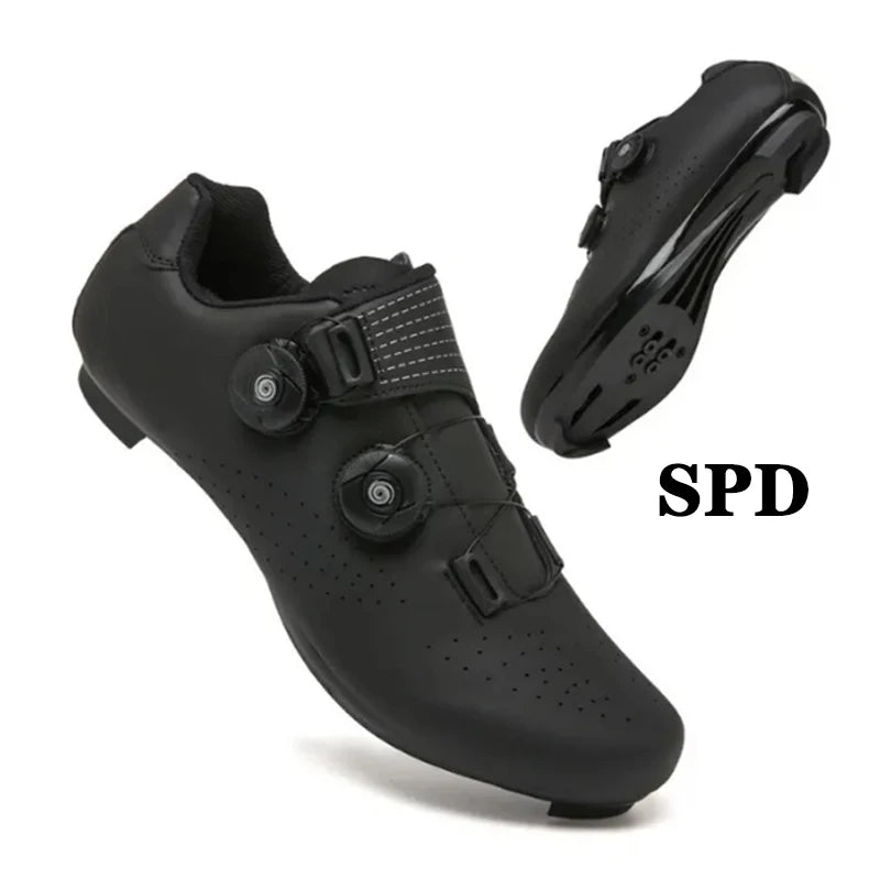 Cycling Sneaker MTB Men Sport Road Bike Boots Flat Racing Speed Sneakers Trail Mountain Bicycle Footwear Spd Pedal Cycling Shoes.