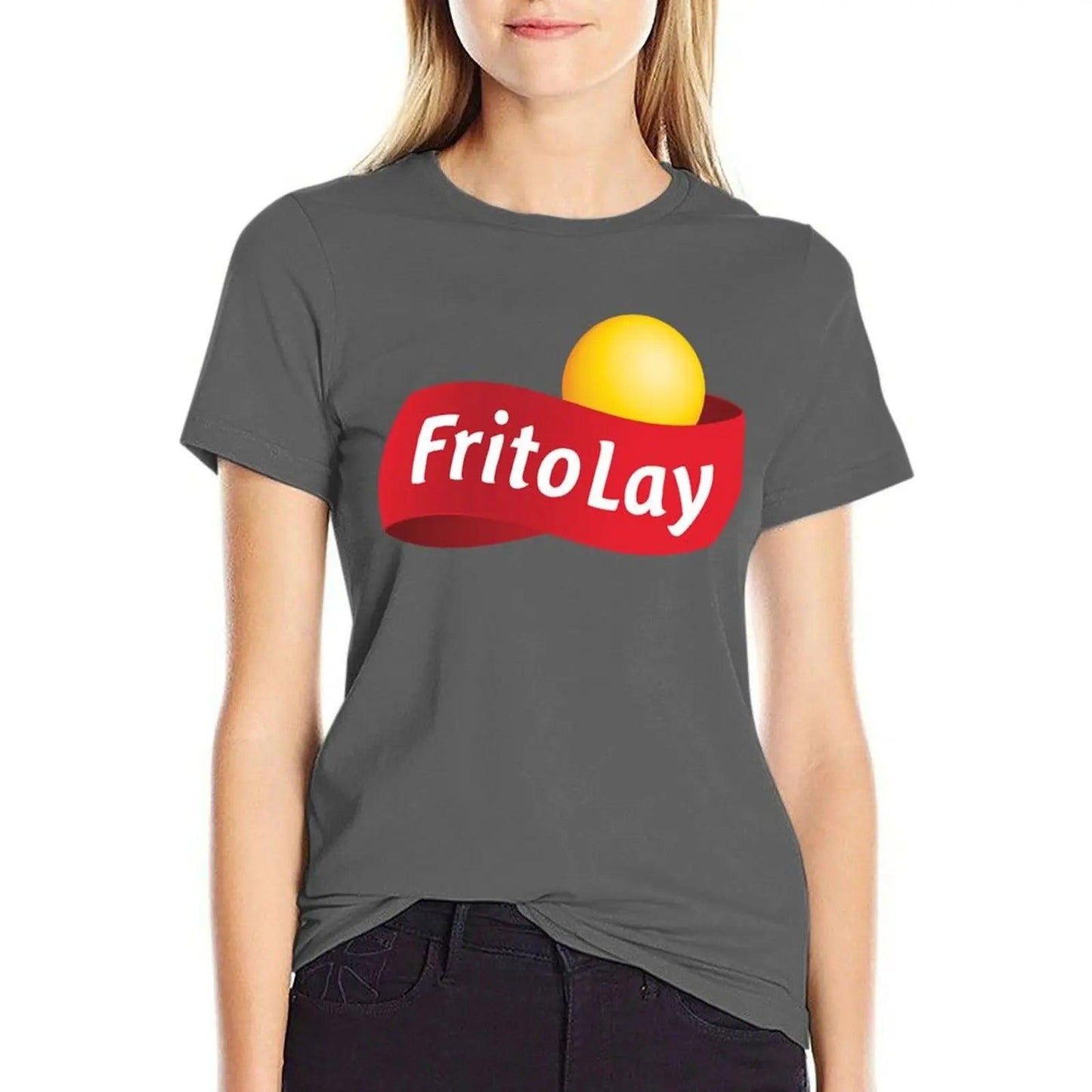 Fritolay logo For Fans T-Shirt cute tops Blouse Aesthetic clothing Women's summer blouses 2024 - So Real Fashion