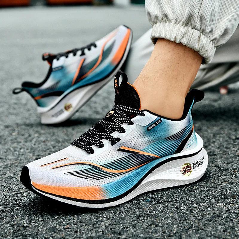 Men's Sneakers Professional Marathon Lightweight Carbon Plate Sports Running Shoes Anti-Slip Shock Absorbing Training Shoes - So Real Fashion