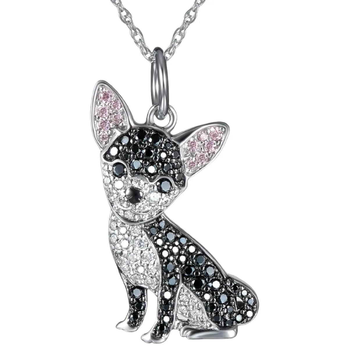 Exquisite and Cute Schnauzer Dog Pendant Necklace for Women Elegant Pet Puppy Jewelry Animal Accessories Dog Lovers Gift - So Real Fashion