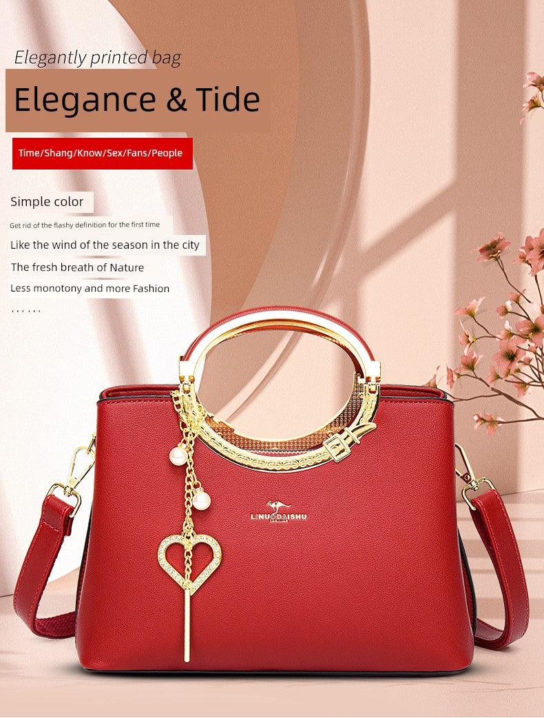 Fashion Shoulder Large Capacity Genuine Leather Ladies Bag - So Real Fashion