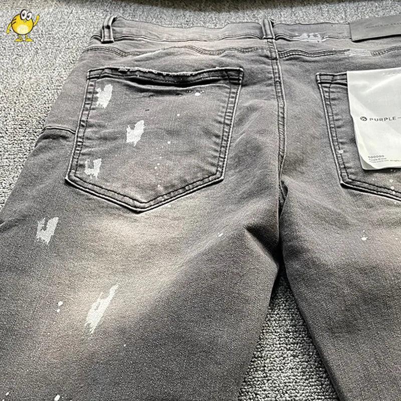 2025 Washed Black High Street Jeans Pants Men Woman Hip Hop Best Quality Vintage Hole Old Casual Trousers Classic Fashion - So Real Fashion