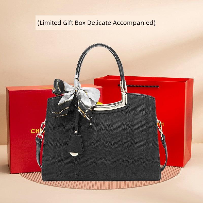 Classy Sentong Qin Elegant Middle-Aged Women's Handbag - So Real Fashion