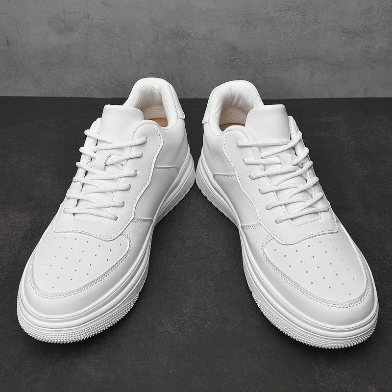 New Ultralight Genuine leather Man/Women Sneakers Size37-46 Lnvisible Increase Height Unisex Casual Fashion Walking Sports Shoes - So Real Fashion