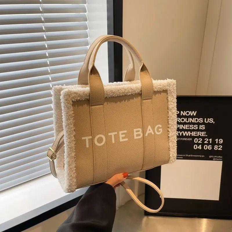 Large capacity trendy commuting tote women fashionable letter single shoulder bag female high-quality diagonal cross bag handbag - So Real Fashion