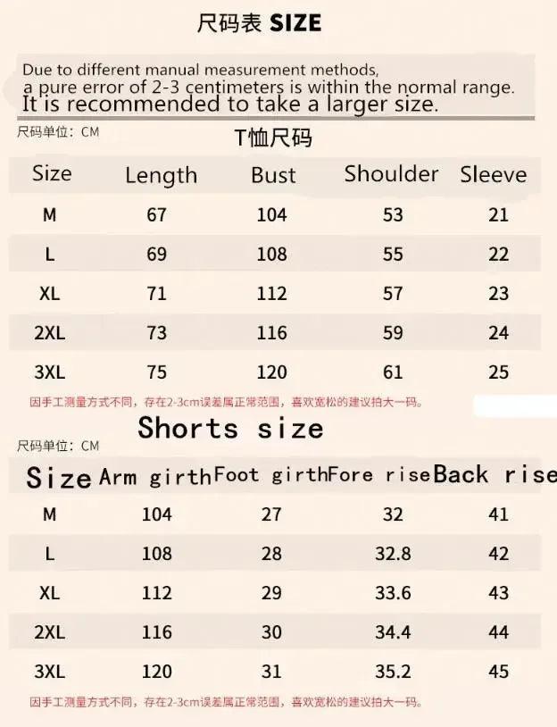 Men's new Waffle Summer Suit 2024 Casual T-shirt + Shorts Suit Men's Tracksuit Solid color tracksuit loose suit - So Real Fashion