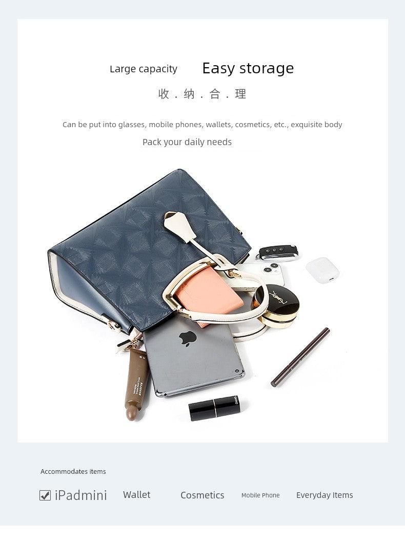 Woodpecker Leather Bag Female 2024 New Arrival Shoulder Crossbody to Give Mom Elegant Accessible Luxury Textured Handbag Work Clothing - So Real Fashion