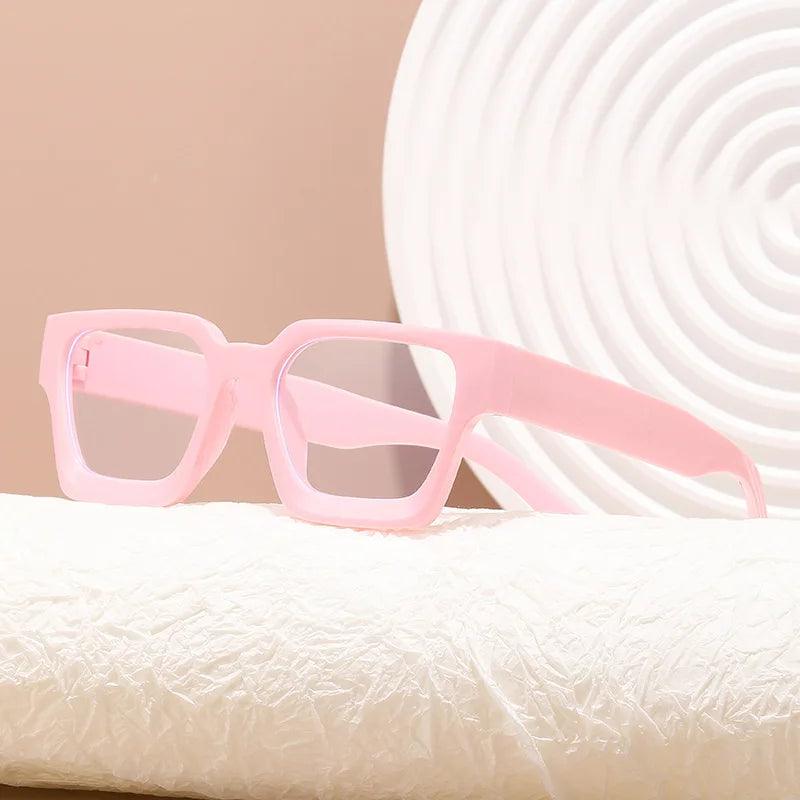 New Transparent Computer Glasses Frame Women Men Anti Blue Light Square Eyewear Blocking Glasses Optical Spectacle Eyeglass ﻿ - So Real Fashion