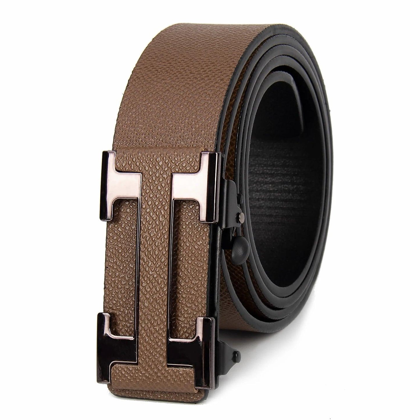 Men's Business Belts Durable dark colored gift item - So Real Fashion