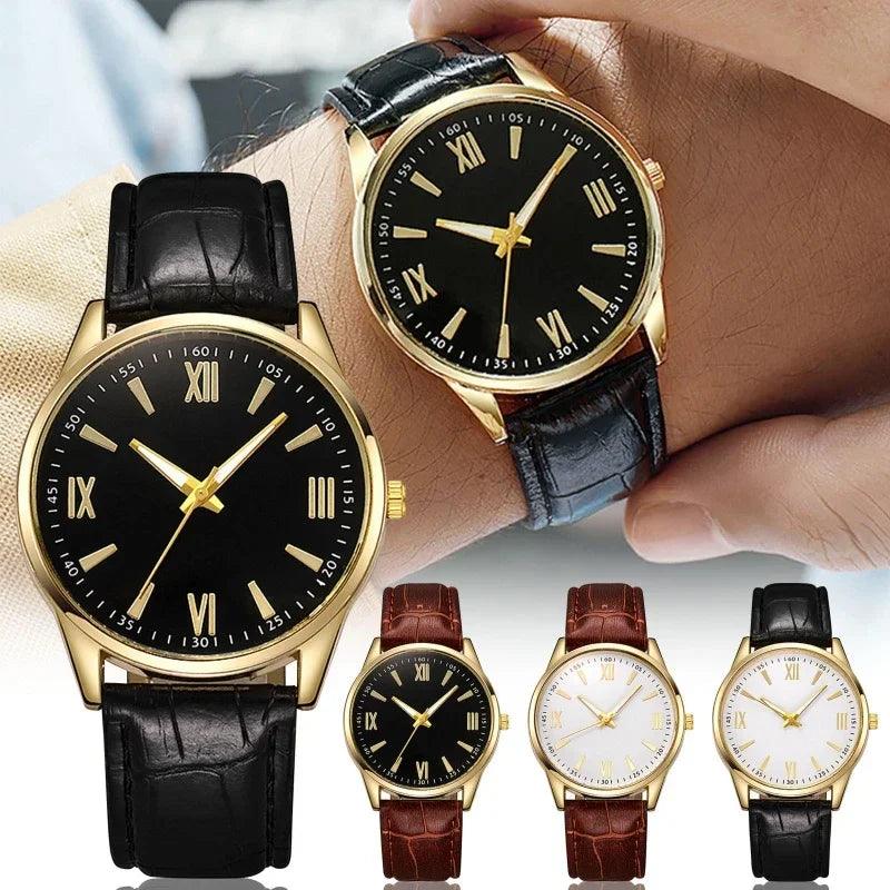 Ultra Thin Casual Quartz Watches Luxury Minimalist Watch for Men Leather Strap Men Business Quartz Wristwatches Reloj Montre New - So Real Fashion