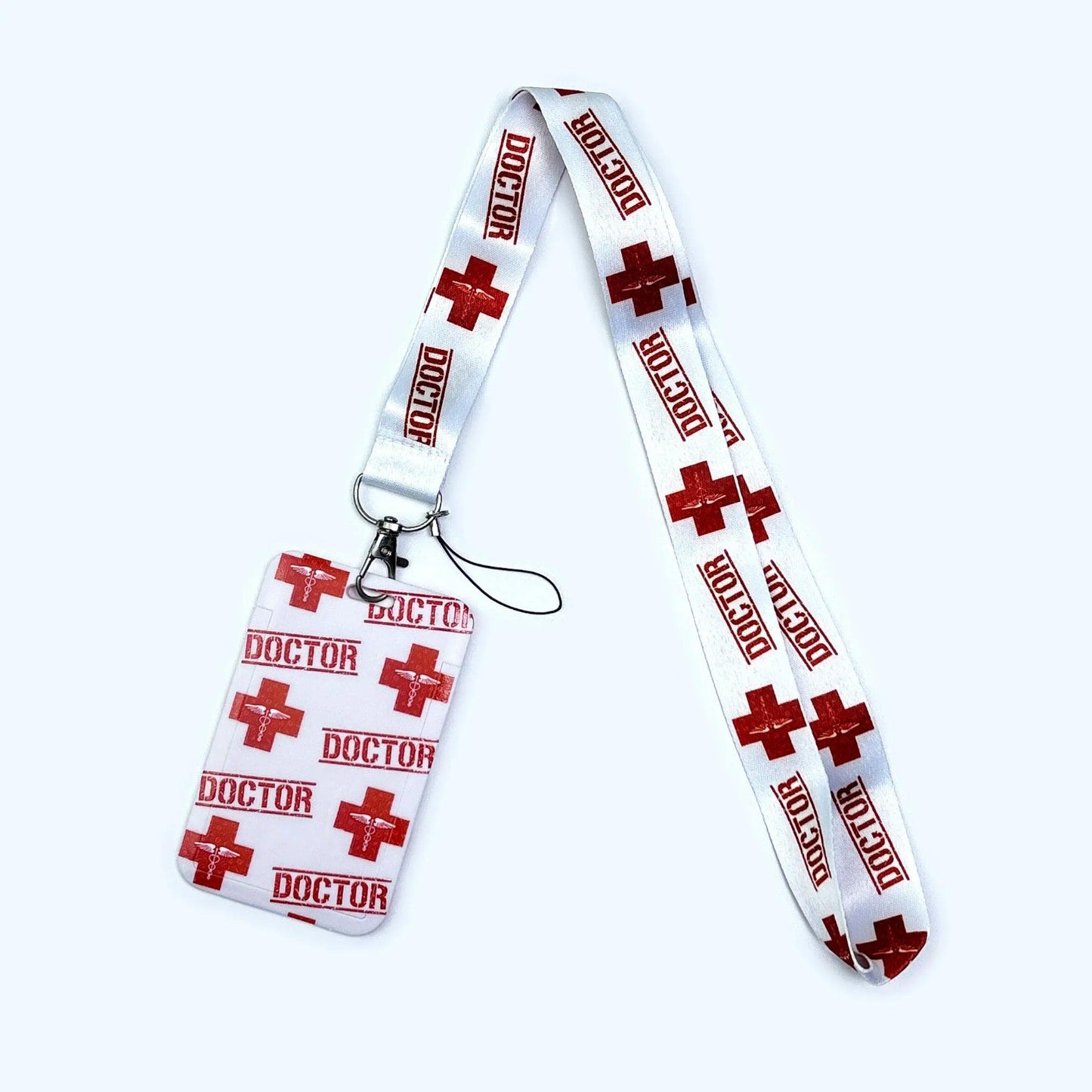 Grey's Anatomy Doctor Nurse Credential Holder Neck Strap Lanyards Keychain Holder ID Card Pass Hang Rope Lariat Lanyard - So Real Fashion