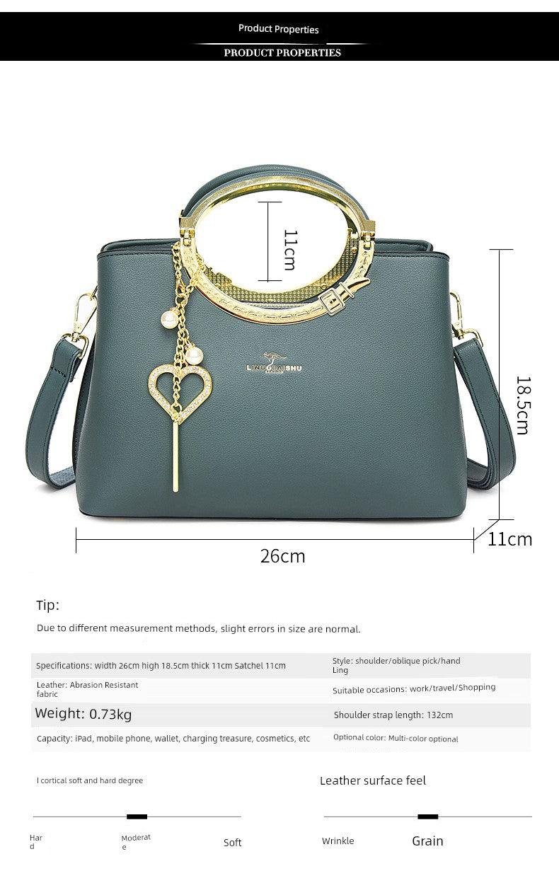 Fashion Shoulder Large Capacity Genuine Leather Ladies Bag - So Real Fashion