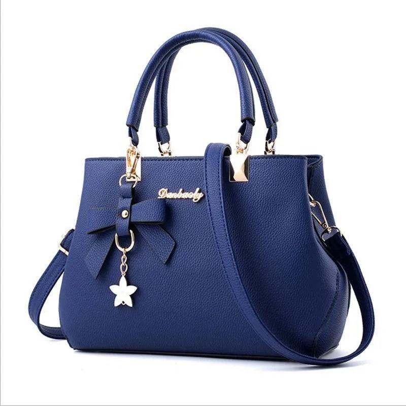 Women Handbag Patchwork Shoulder Messenger Office Work PU Leather Female Bag Ladies Luxury Handbag Fashion Elegant Shoulder Bag - So Real Fashion