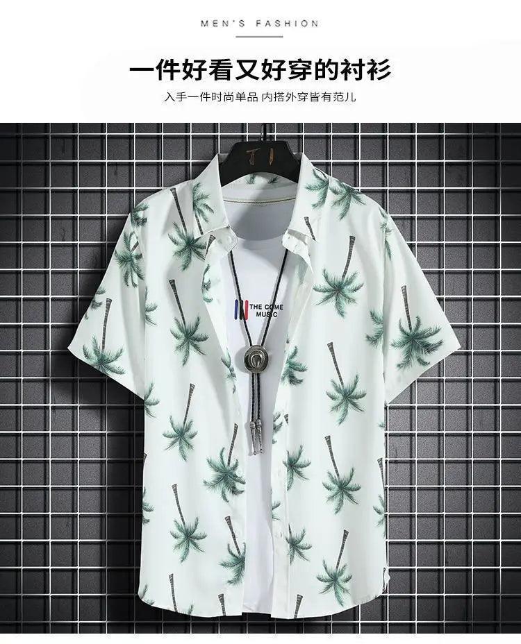 Beach Clothes For Men 2 Piece Set Quick Dry Hawaiian Shirt and Shorts Set Men Fashion Clothing Printing Casual Outfits Summer - So Real Fashion