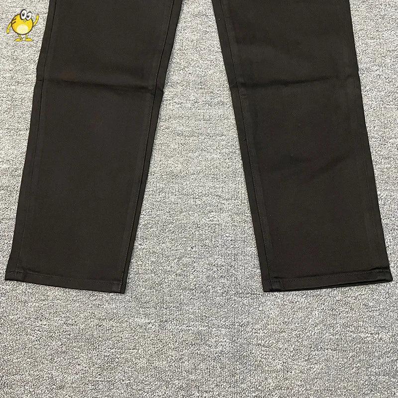 2025 Washed Black High Street Jeans Pants Men Woman Hip Hop Best Quality Vintage Hole Old Casual Trousers Classic Fashion - So Real Fashion