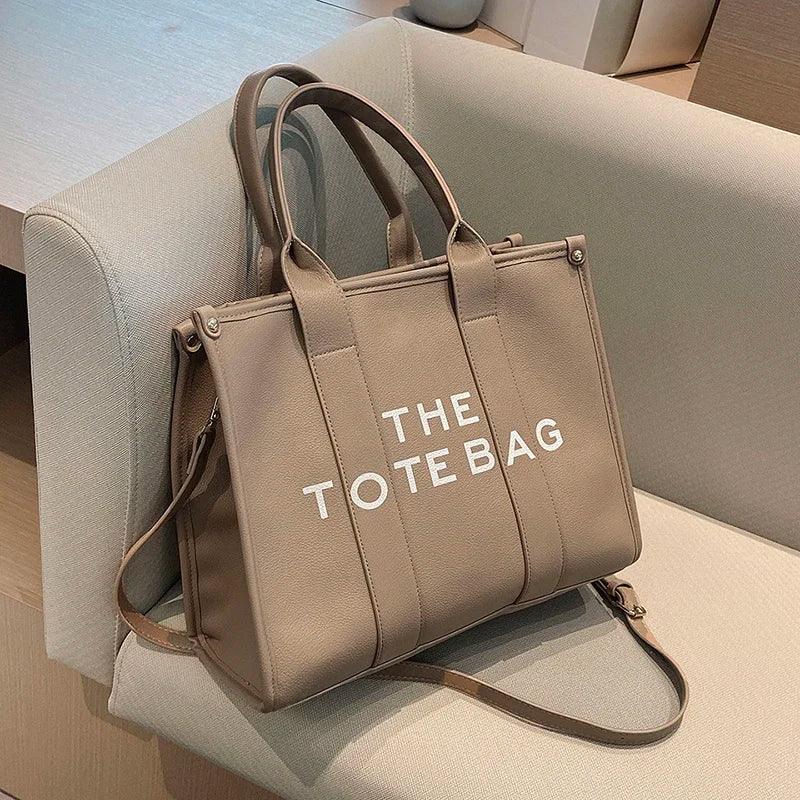 Luxury Designer Bag Tote Women Handbags Letter Shoulder Bags Brands Soft PU Shopper Purses Crossbody Bags for Women Clutch - So Real Fashion