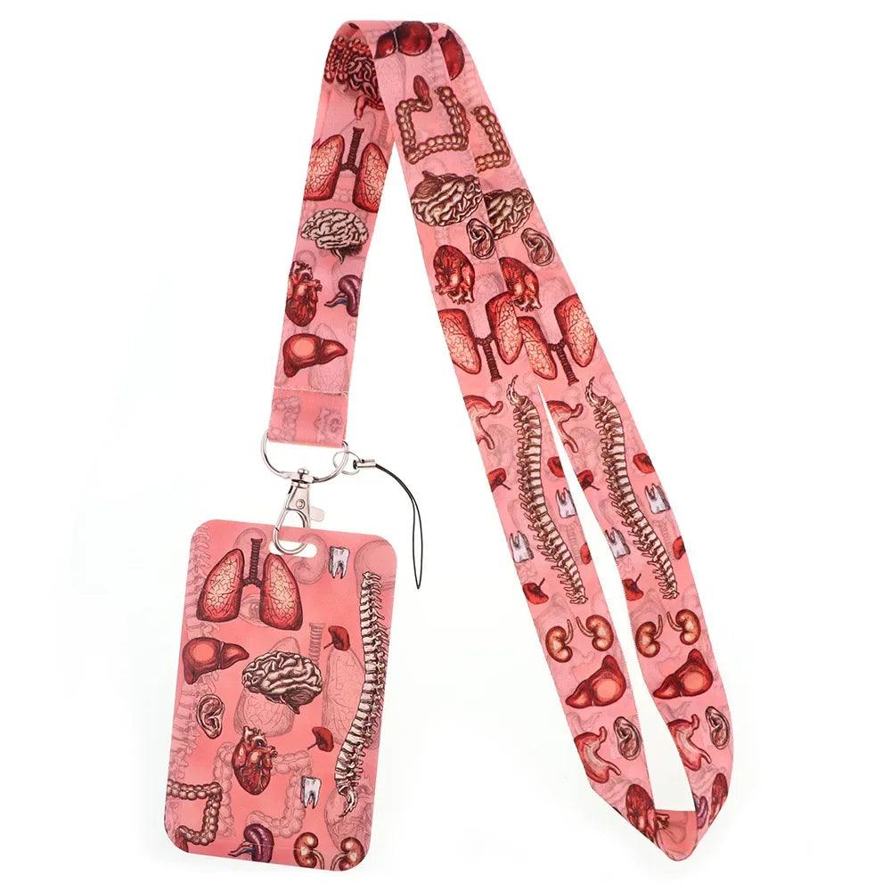 Grey's Anatomy Doctor Nurse Credential Holder Neck Strap Lanyards Keychain Holder ID Card Pass Hang Rope Lariat Lanyard - So Real Fashion