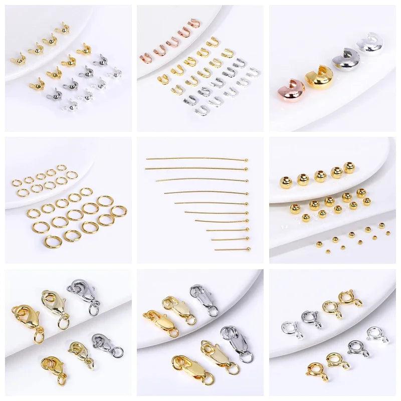 18K Gold Plated Brass Bamboo/Butterfly OT Clasps Toggle Clasps Jewelry Connector For DIY Making Necklace Bracelet Supplies - So Real Fashion