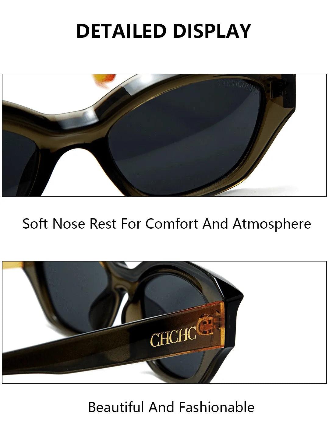 CH Pure Colour Versatile Premium Fashion Sunglasses Temperament Sunglasses for Multiple Occasions High Quality Adult Sunglasses - So Real Fashion