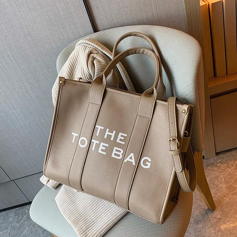 Luxury Designer Bag Tote Women Handbags Letter Shoulder Bags Brands Soft PU Shopper Purses Crossbody Bags for Women Clutch - So Real Fashion