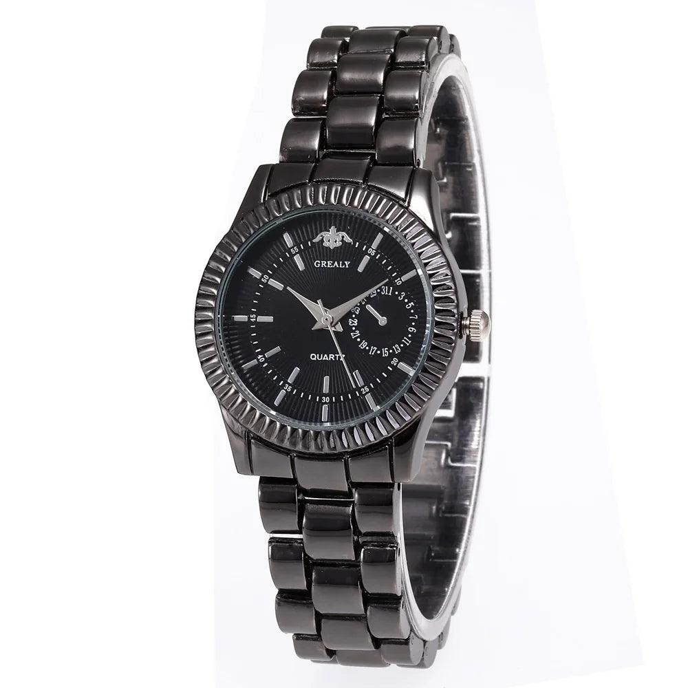 New Fashion Women Watches Ladies Steel Bracelet Wristwatch Lovers Watch Men Women Casual Quartz Watch Relogio Feminino Men Watch - So Real Fashion