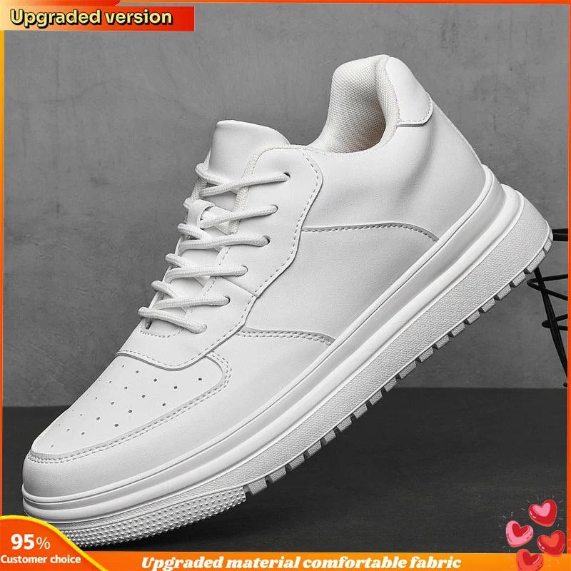 New Ultralight Genuine leather Man/Women Sneakers Size37-46 Lnvisible Increase Height Unisex Casual Fashion Walking Sports Shoes - So Real Fashion