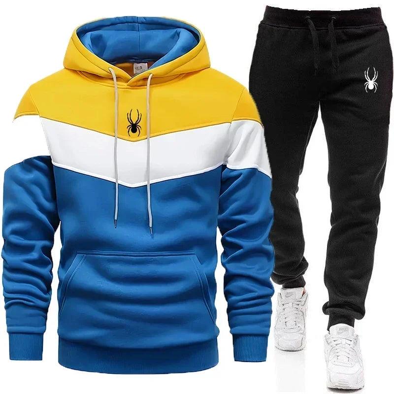 Men's Clothing Casual Sweatshirt Suit Sweatshirts for Men Daily Tricolor Hoodies Hot High Quality 2024 Sports Tracksuit Jogging - So Real Fashion