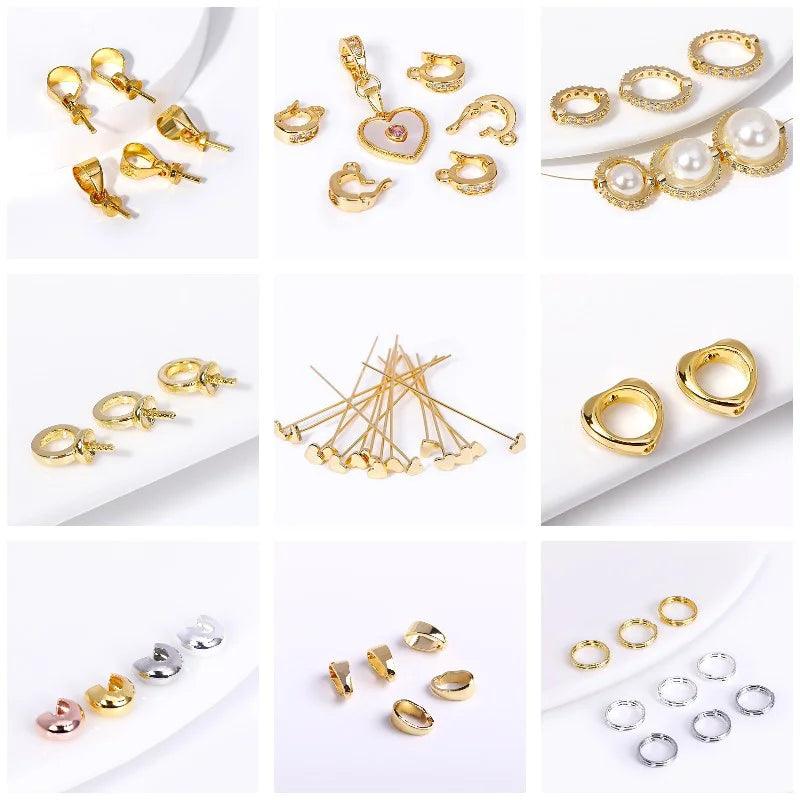 18K Gold Plated Brass Bamboo/Butterfly OT Clasps Toggle Clasps Jewelry Connector For DIY Making Necklace Bracelet Supplies - So Real Fashion