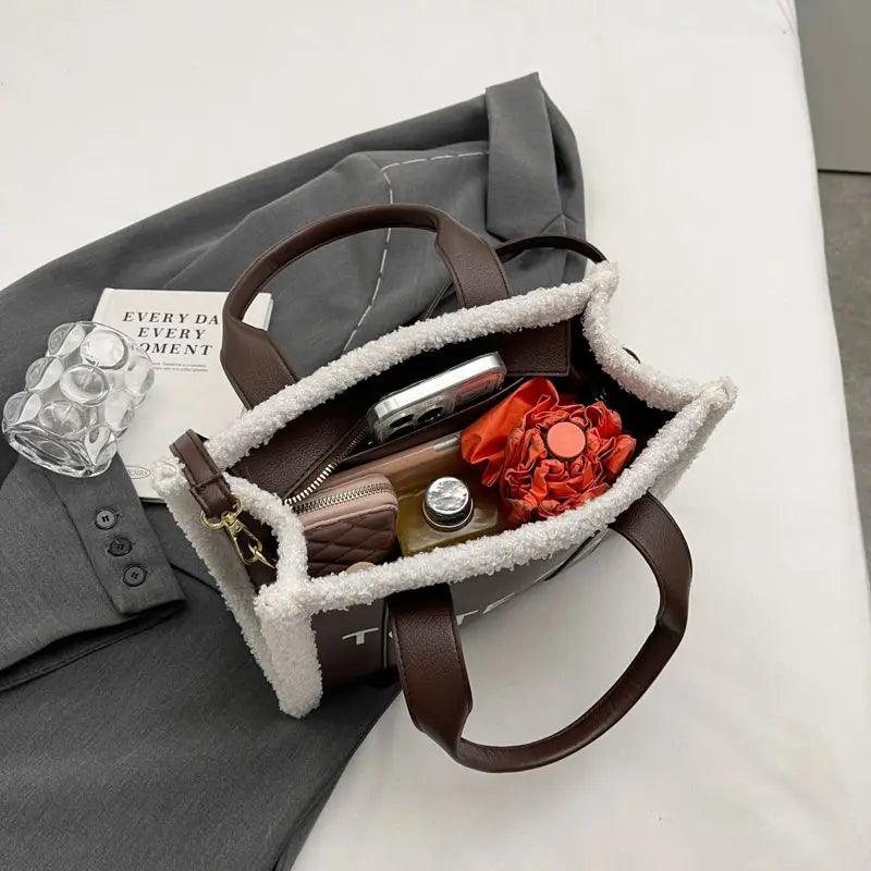 Large capacity trendy commuting tote women fashionable letter single shoulder bag female high-quality diagonal cross bag handbag - So Real Fashion