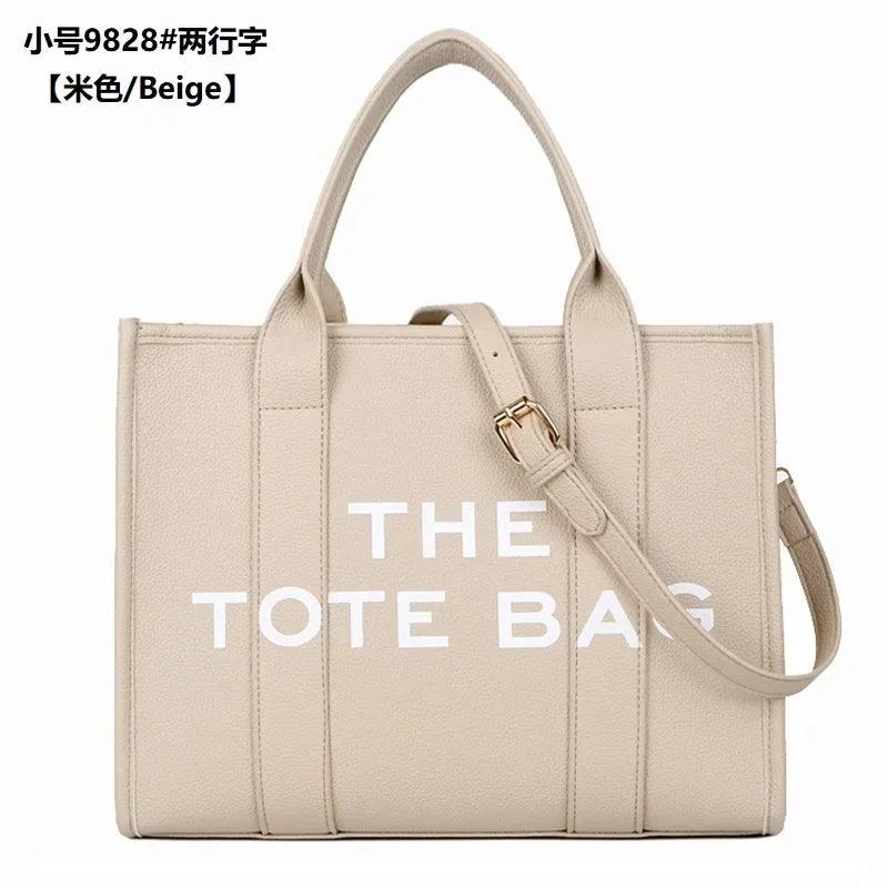 The Tote Bag For Women, Trendy PU Leather Handbag, Top Handle Satchel Purse, Casual Crossbody Bag - So Real Fashion