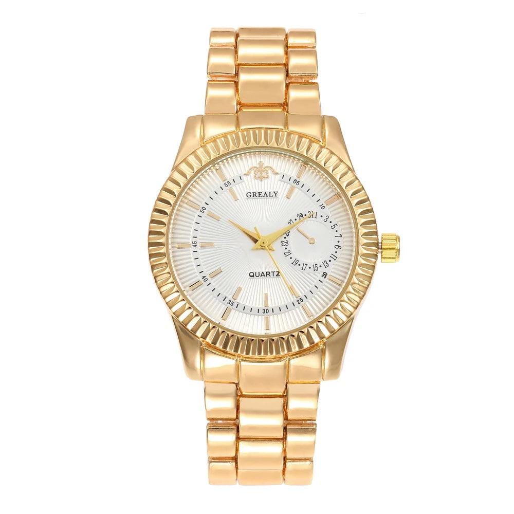 New Fashion Women Watches Ladies Steel Bracelet Wristwatch Lovers Watch Men Women Casual Quartz Watch Relogio Feminino Men Watch - So Real Fashion