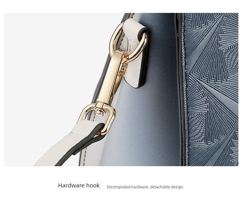 Woodpecker Leather Bag Female 2024 New Arrival Shoulder Crossbody to Give Mom Elegant Accessible Luxury Textured Handbag Work Clothing - So Real Fashion