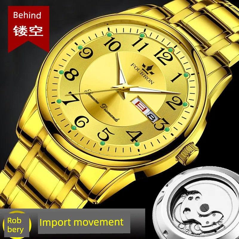 Genuine Goods Amani Famous Brand Watch Men Pure Mechanical Watch Automatic Cut Out New Arrival Luminous Waterproof Swiss Watch - So Real Fashion