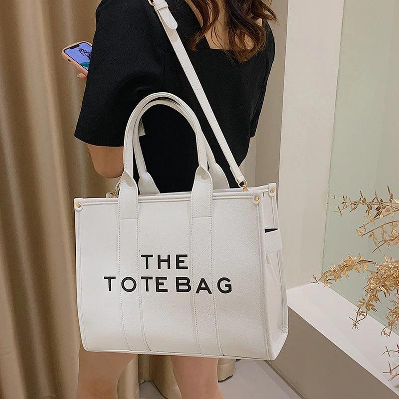 Luxury Designer Bag Tote Women Handbags Letter Shoulder Bags Brands Soft PU Shopper Purses Crossbody Bags for Women Clutch - So Real Fashion