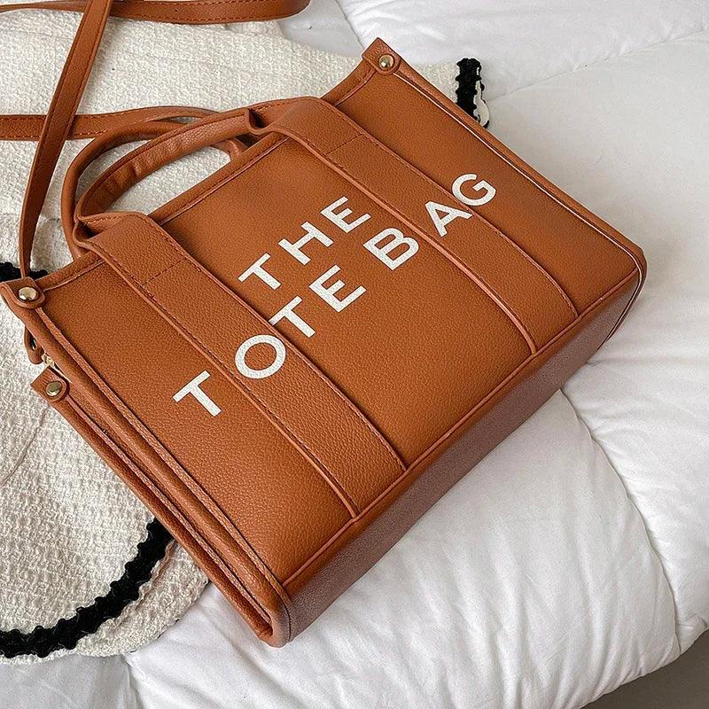 Luxury Designer Bag Tote Women Handbags Letter Shoulder Bags Brands Soft PU Shopper Purses Crossbody Bags for Women Clutch - So Real Fashion