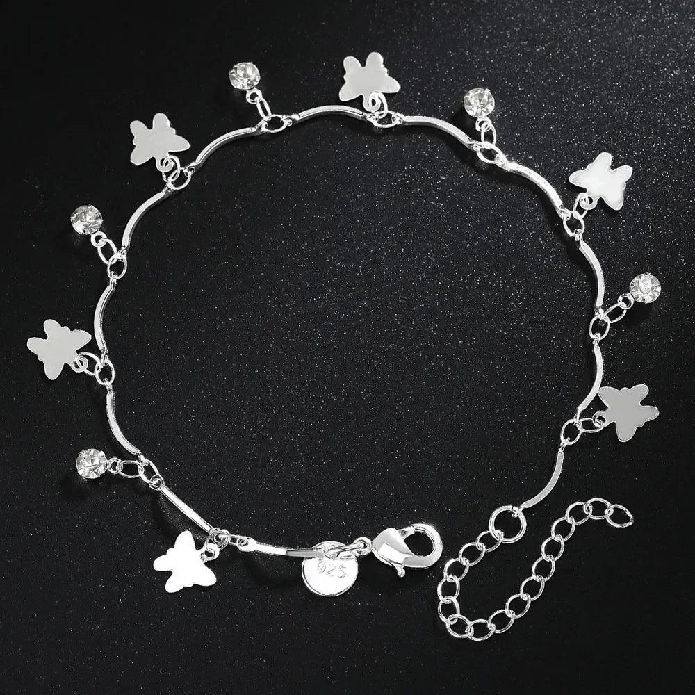 Brand Sliver Zirconium Bracelets Hollow Out Heart Bracelet for Women Jewelry Gift Wholesale Crystal Classic Semi-solid Bracelet - So Real Fashion