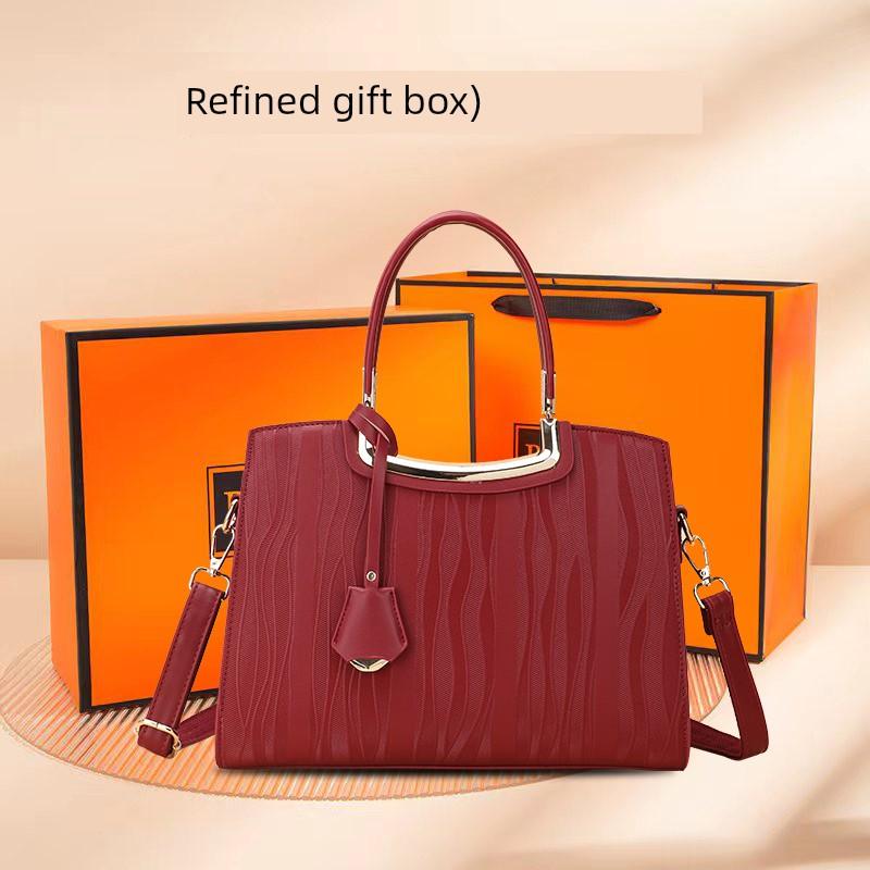 Classy Sentong Qin Elegant Middle-Aged Women's Handbag - So Real Fashion