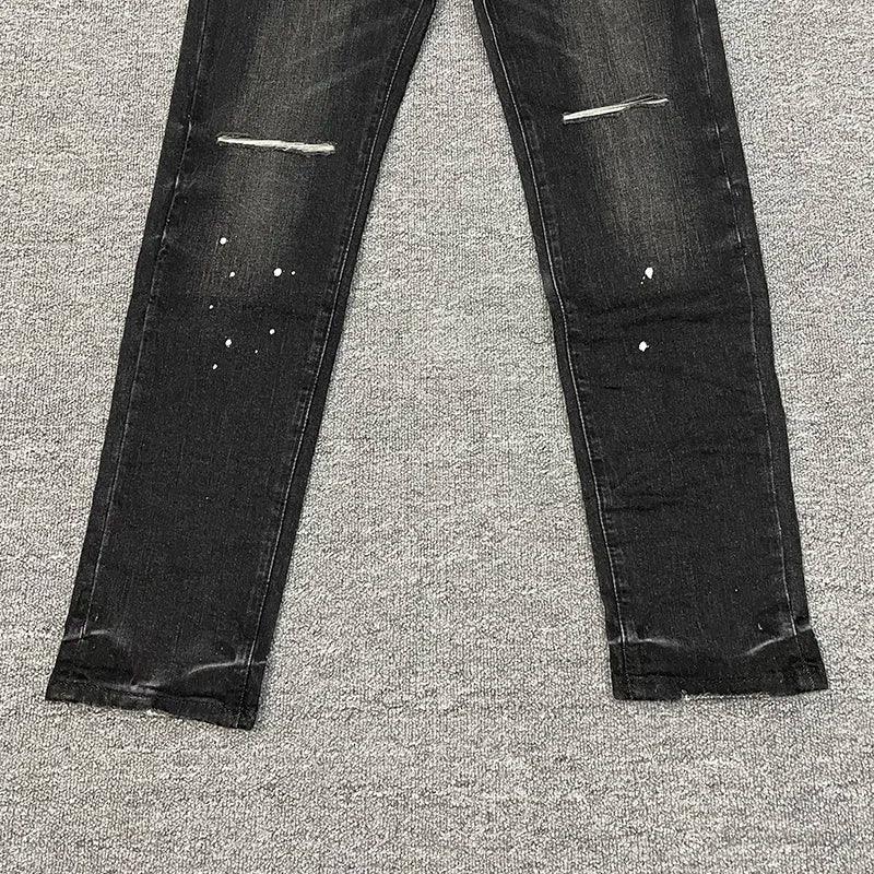 2025 Washed Black High Street Jeans Pants Men Woman Hip Hop Best Quality Vintage Hole Old Casual Trousers Classic Fashion - So Real Fashion